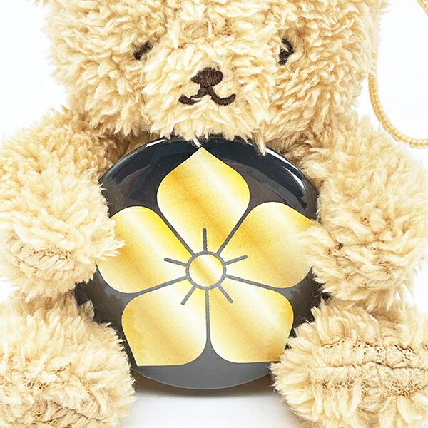 家紋ベア 明智光秀 明智家 桔梗紋  クマアンドベアー 歴史 戦国 kuma and bear 歴史ベアシリーズ 商品画像6：キャラグッズPERFECT WORLD TOKYO