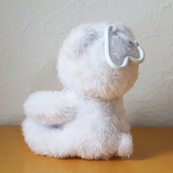 クマアンドベア ハグっと缶バッジベア ぬいぐるみ ホワイト マスコット テディベア kuma and bear 商品画像8：キャラグッズPERFECT WORLD TOKYO