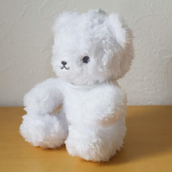 クマアンドベア ハグっと缶バッジベア ぬいぐるみ ホワイト マスコット テディベア kuma and bear 商品画像9：キャラグッズPERFECT WORLD TOKYO