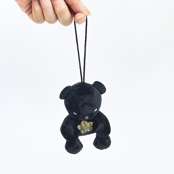 家紋シリーズ 漆黒の歴史ベア 明智光秀 明智家 桔梗紋  クマアンドベアー 歴史 戦国 kuma and bear 歴史ベアシリーズ 商品画像5：キャラグッズPERFECT WORLD TOKYO