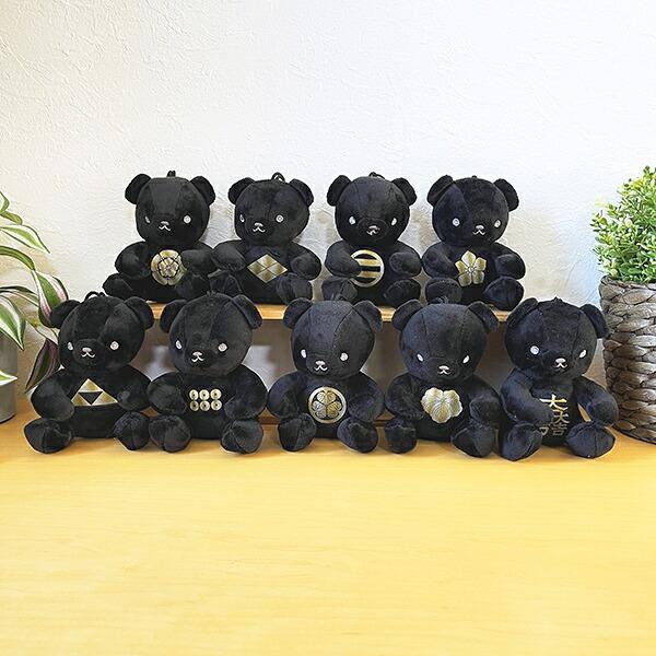 家紋シリーズ 漆黒の歴史ベア 武田信玄 武田菱 武田家 クマアンドベアー 歴史 戦国 kuma and bear 歴史ベアシリーズ 商品画像6：キャラグッズPERFECT WORLD TOKYO