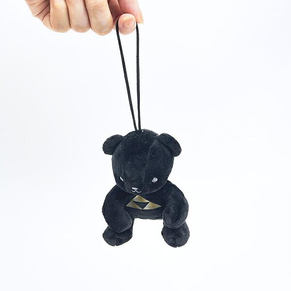 家紋シリーズ 漆黒の歴史ベア 北条氏康 北条家 三つ鱗 クマアンドベアー 歴史 戦国 kuma and bear 歴史ベアシリーズ 商品画像5：キャラグッズPERFECT WORLD TOKYO