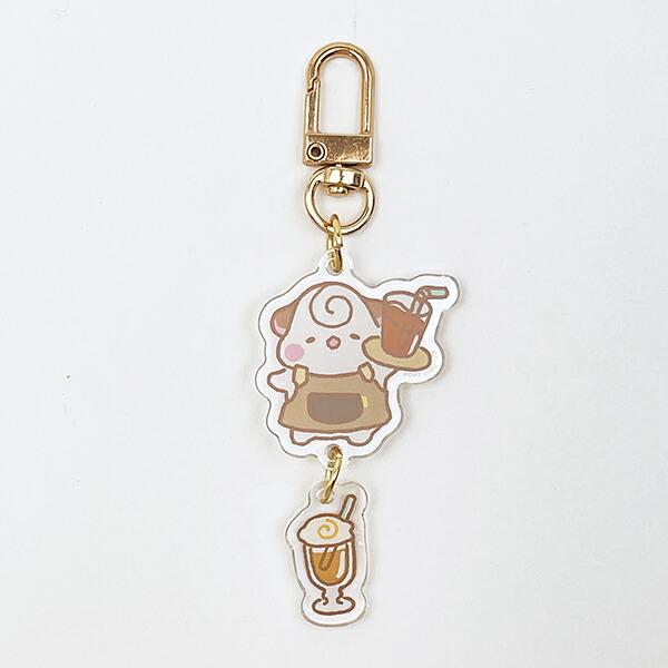 MUFFIN CORAER マフィンコーナー 2連アクリルキーホルダー COCOROLL