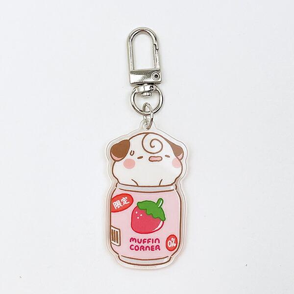MUFFIN CORAER マフィンコーナー アクリルキーホルダー 缶 COCOROLL コンビニ･･･