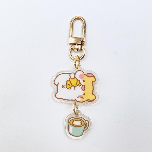 MUFFIN CORAER マフィンコーナー 2連アクリルキーホルダー クロワッサン MUFF･･･
