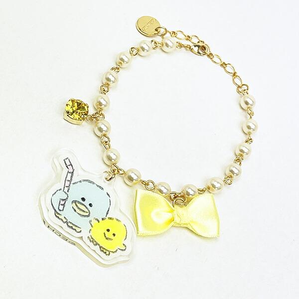 ほわころくらぶ パールチェーンの2WAYチャーム＆ブレスレット イエロー アクセサリー 商品画像3：キャラグッズPERFECT WORLD TOKYO