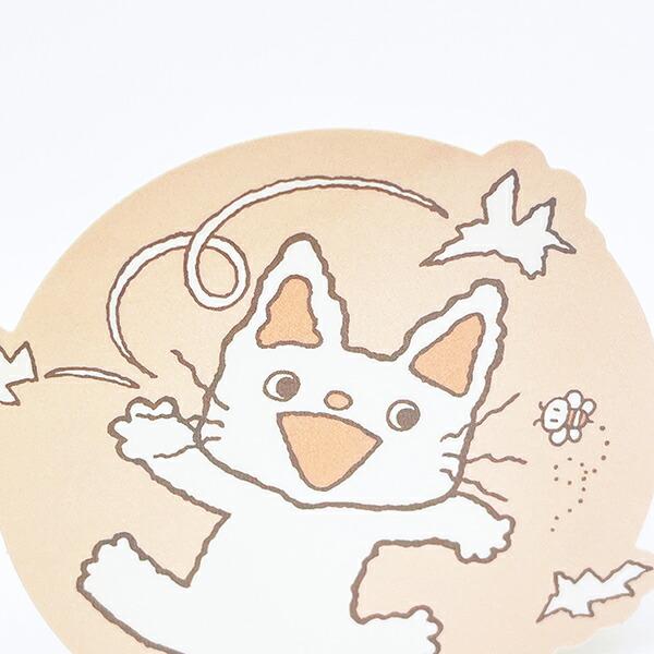 ノンタン eHONTOMO ダイカットステッカー ぱっぱら ぱなし ピンク 日本製 商品画像2：キャラグッズPERFECT WORLD TOKYO