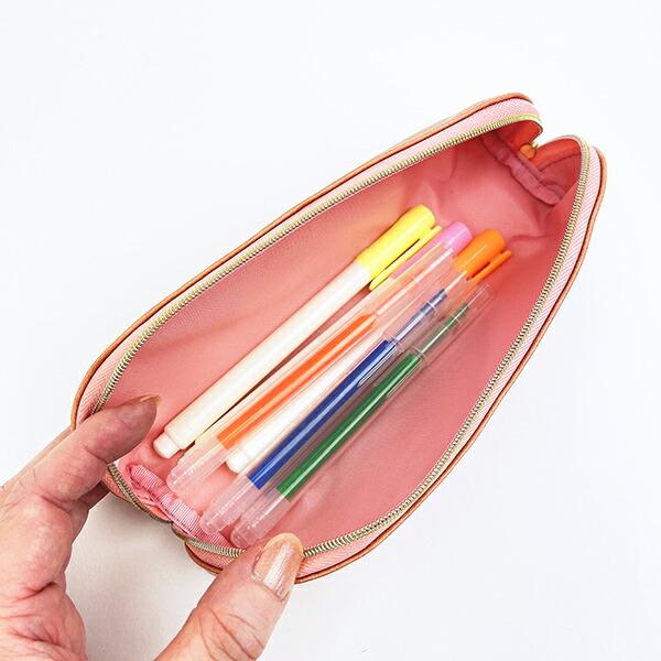 ノンタン ぱっぱらぱなし ペンケース ピンク 文具 eHONTOMO 商品画像4：キャラグッズPERFECT WORLD TOKYO