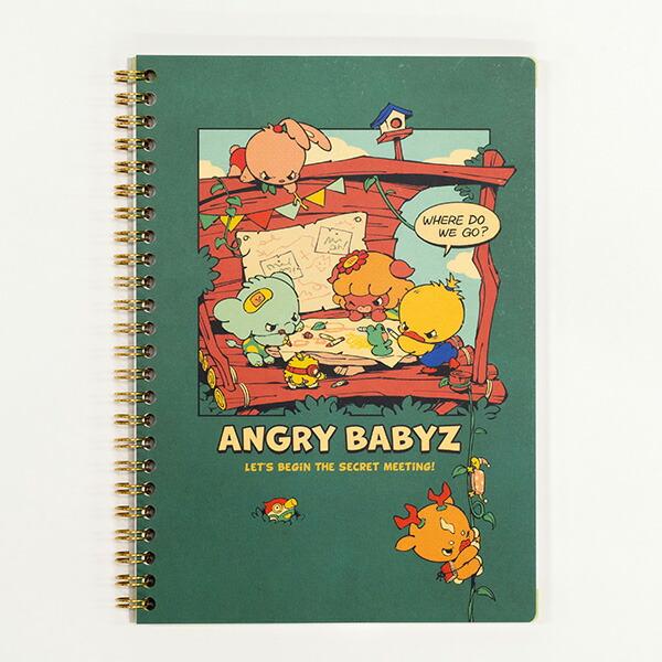 AngryBabyz アングリーベイビーズ リングノート 秘密基地 文具 アンベビ