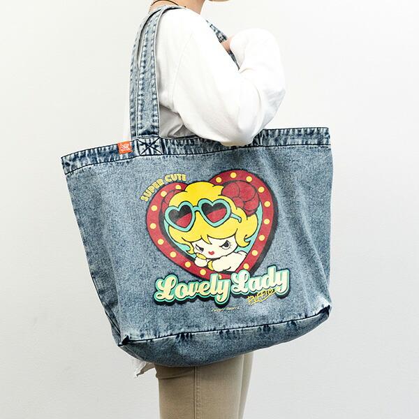 AngryBabyz アングリーベイビーズ デニムトート ハートパフィー バッグ アンベビ 商品画像3：キャラグッズPERFECT WORLD TOKYO