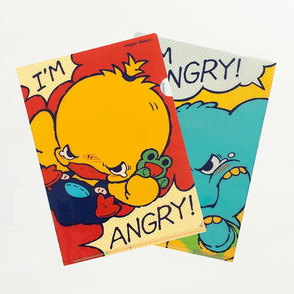 AngryBabyz アングリーベイビーズ クリアファイル 大泣き 文具 アンベビ 商品画像3：キャラグッズPERFECT WORLD TOKYO