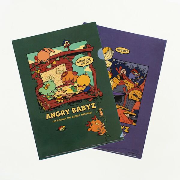 AngryBabyz アングリーベイビーズ クリアファイル 秘密基地 文具 アンベビ 商品画像3：キャラグッズPERFECT WORLD TOKYO
