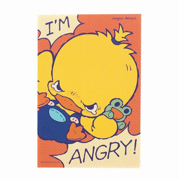 AngryBabyz アングリーベイビーズ 大泣きミック ポストカード 文具 アンベビ