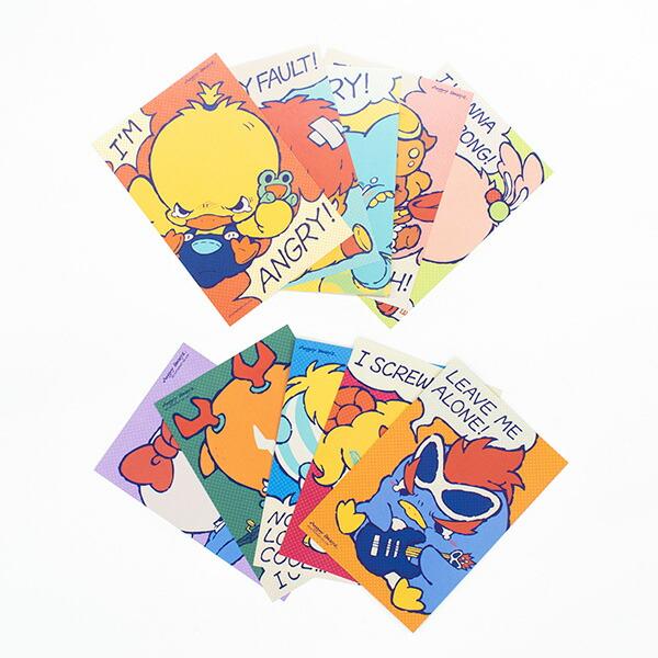 AngryBabyz アングリーベイビーズ 大泣きウィズ ポストカード 文具 アンベビ 商品画像3：キャラグッズPERFECT WORLD TOKYO