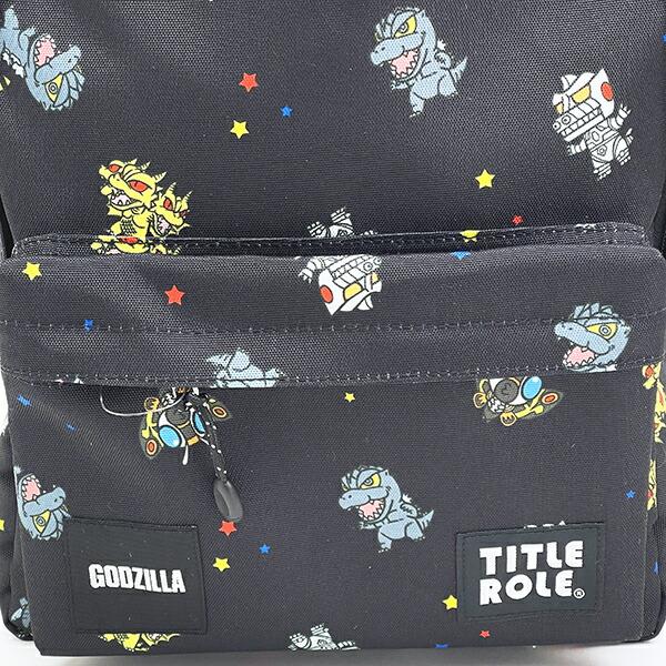 ゴジラ KIDSデイパック （ブラック） リュック キッズ GOOZILLA 商品画像2：キャラグッズPERFECT WORLD TOKYO