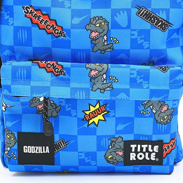 ゴジラ KIDSデイパック （ブルー） リュック キッズ GOOZILLA 商品画像3：キャラグッズPERFECT WORLD TOKYO