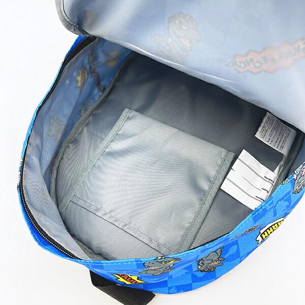 ゴジラ KIDSデイパック （ブルー） リュック キッズ GOOZILLA 商品画像6：キャラグッズPERFECT WORLD TOKYO
