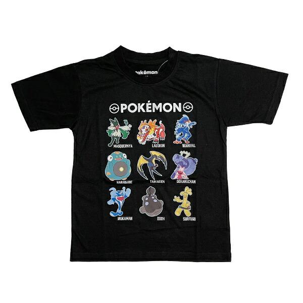 ポケットモンスター Tシャツ(130cm) パルデア地方 ブラック キッズ ポケモン ･･･