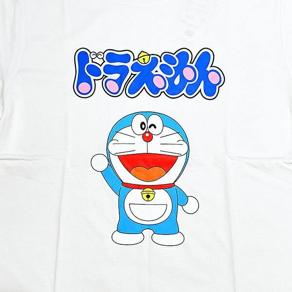 ドラえもん Tシャツ(M) ホワイト アパレル 商品画像2：キャラグッズPERFECT WORLD TOKYO