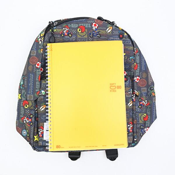 スーパーマリオ マリオカート ワールド KIDSデイパック （ブラック） リュック キッズ 任天堂 商品画像8：キャラグッズPERFECT WORLD TOKYO