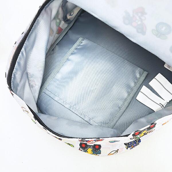 スーパーマリオ マリオカート ワールド KIDSデイパック （ホワイト） リュック キッズ 任天堂 商品画像6：キャラグッズPERFECT WORLD TOKYO