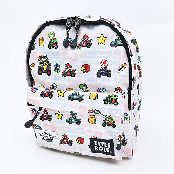 スーパーマリオ マリオカート ワールド KIDSデイパック （ホワイト） リュッ･･･