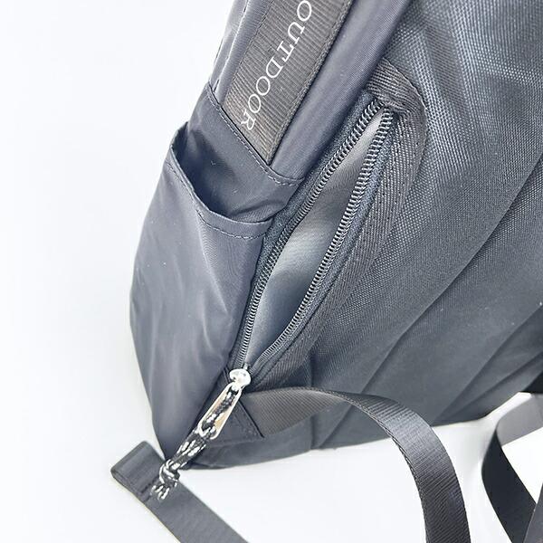 OUTDOOR PRODUCTS ラスターツイル ロゴプリントリュック ブラック アウトドアプロダクツ 商品画像7：キャラグッズPERFECT WORLD TOKYO