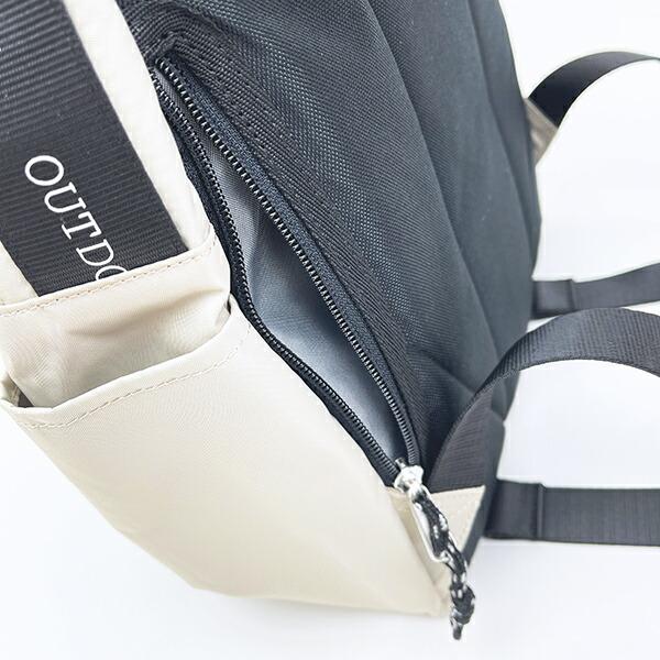 OUTDOOR PRODUCTS ラスターツイル ロゴプリントリュック ベージュ アウトドアプロダクツ 商品画像6：キャラグッズPERFECT WORLD TOKYO