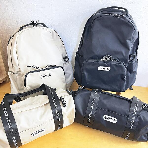 OUTDOOR PRODUCTS ラスターツイル ロゴプリントリュック ベージュ アウトドアプロダクツ 商品画像9：キャラグッズPERFECT WORLD TOKYO