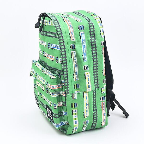 JR(JRE CONVENTIONAL) KIDS レールスター デイパック グリーン リュック バッグ キッズ 商品画像3：キャラグッズPERFECT WORLD TOKYO