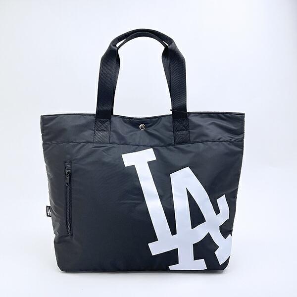 MLB(メジャーリーグ)  ドジャース ナイロントートバッグ ブラック
