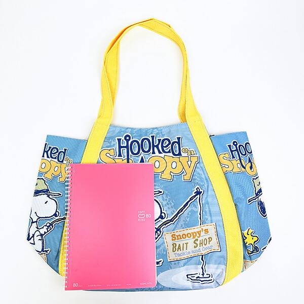 スヌーピー バルーントートバッグ (釣り) SNOOPY 商品画像3：キャラグッズPERFECT WORLD TOKYO