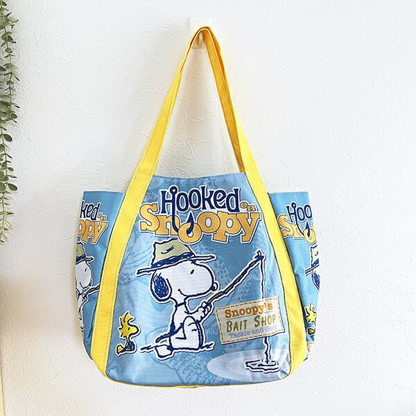スヌーピー バルーントートバッグ (釣り) SNOOPY 商品画像6：キャラグッズPERFECT WORLD TOKYO