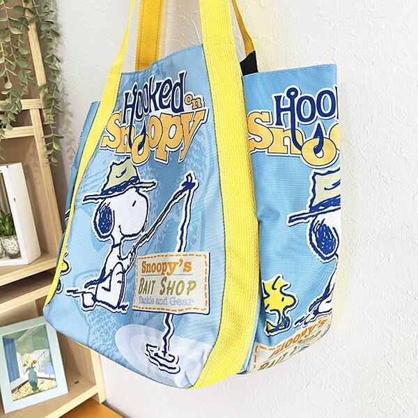 スヌーピー バルーントートバッグ (釣り) SNOOPY 商品画像7：キャラグッズPERFECT WORLD TOKYO