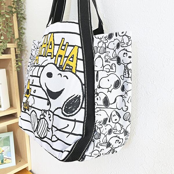 スヌーピー バルーントートバッグ (笑顔) SNOOPY 商品画像7：キャラグッズPERFECT WORLD TOKYO