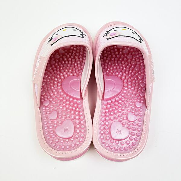 サンリオ ハローキティ 健康サンダルキルト(M) スリッパ 日本製 Sanrio 商品画像3：キャラグッズPERFECT WORLD TOKYO