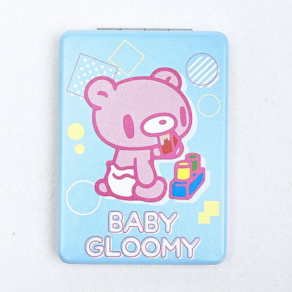 GLOOMY(グルーミー) ベビーグルーミー 両面鏡 (ブルー)