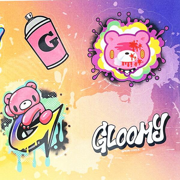 GLOOMY(グルーミー) シートステッカー スプレーver.A 文具 商品画像2：キャラグッズPERFECT WORLD TOKYO