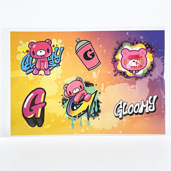 GLOOMY(グルーミー) シートステッカー スプレーver.A 文具