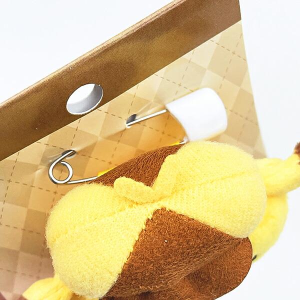 タヌキとキツネ (キツネ) ぬいぐるみバッジ 商品画像3：キャラグッズPERFECT WORLD TOKYO