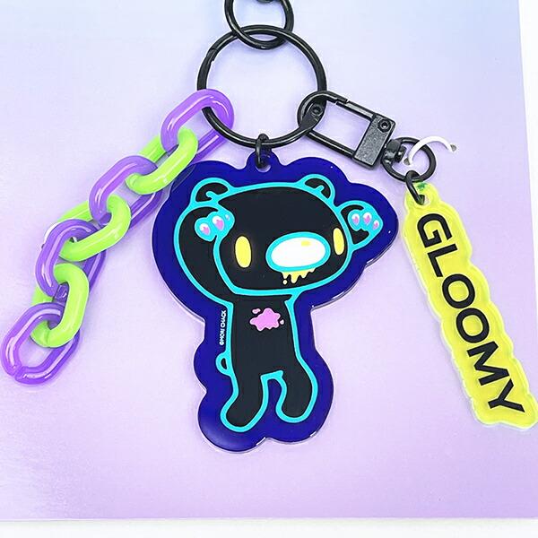 GLOOMY(グルーミー) アクリルチャームキーホルダーA サイバーポップver. (ブラック) 商品画像2：キャラグッズPERFECT WORLD TOKYO