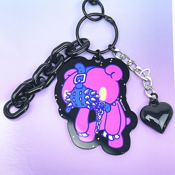 GLOOMY(グルーミー) アクリルチャームキーホルダーC サイバーポップver. (ホワイト) 商品画像2：キャラグッズPERFECT WORLD TOKYO