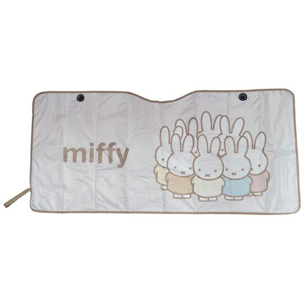 ミッフィー miffy お友達 パタパタサンシェード カー用品 日よけ