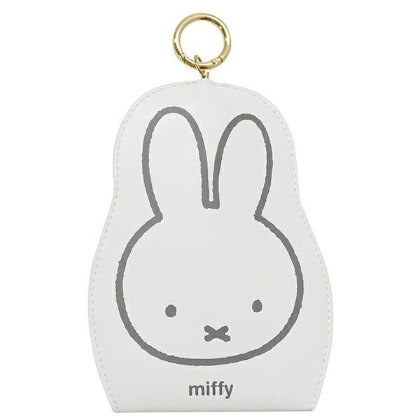 ミッフィー PU スマートキークロッシュ ミッフィーホワイト カー用品 鍵 miff･･･
