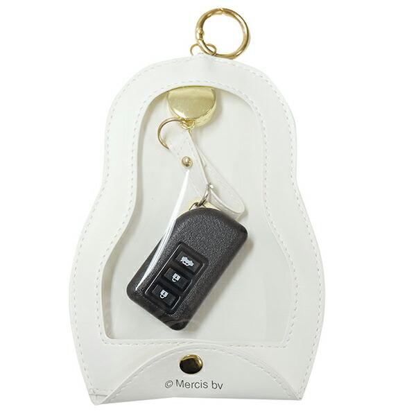 ミッフィー PU スマートキークロッシュ ミッフィーグレー カー用品 鍵 miffy 商品画像3：キャラグッズPERFECT WORLD TOKYO