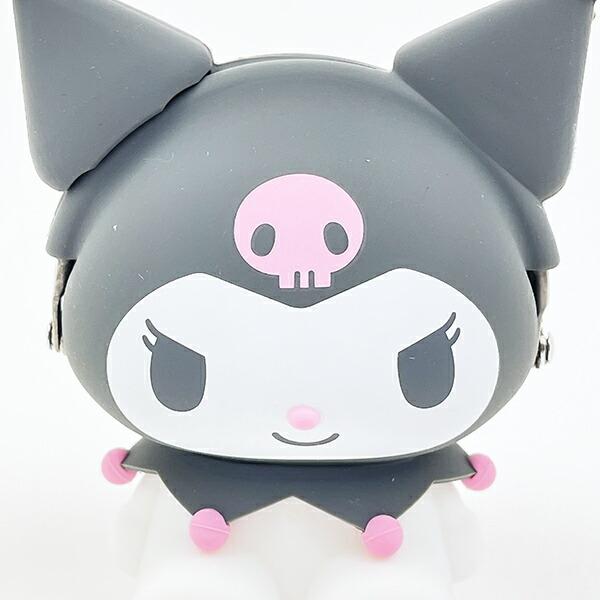 サンリオ クロミ お座り型シリコンがまぐちポーチ 3D POCHI ブラック Sanrio 商品画像2：キャラグッズPERFECT WORLD TOKYO