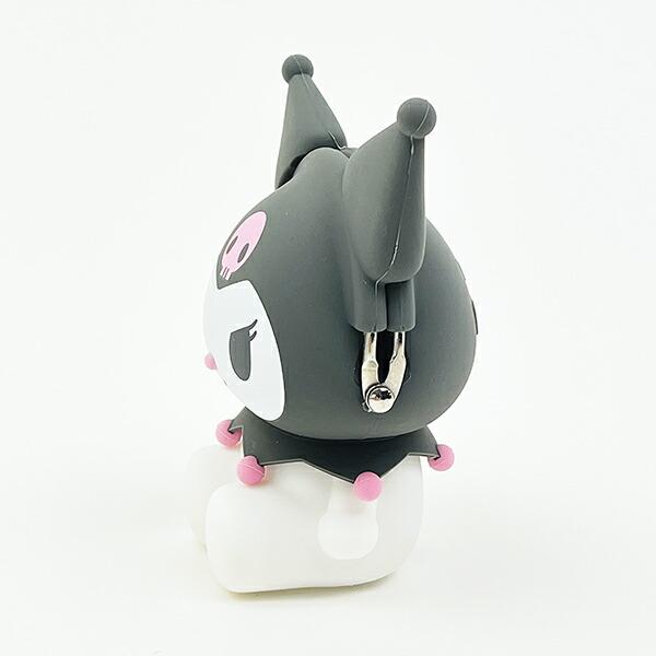 サンリオ クロミ お座り型シリコンがまぐちポーチ 3D POCHI ブラック Sanrio 商品画像3：キャラグッズPERFECT WORLD TOKYO