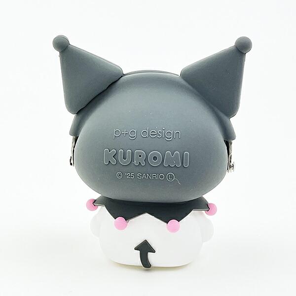サンリオ クロミ お座り型シリコンがまぐちポーチ 3D POCHI ブラック Sanrio 商品画像4：キャラグッズPERFECT WORLD TOKYO