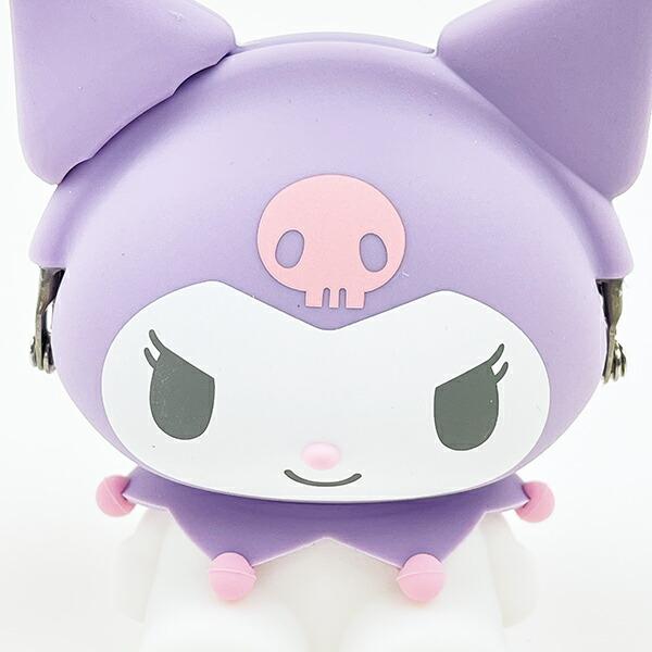 サンリオ クロミ お座り型シリコンがまぐちポーチ 3D POCHI パープル Sanrio 商品画像2：キャラグッズPERFECT WORLD TOKYO