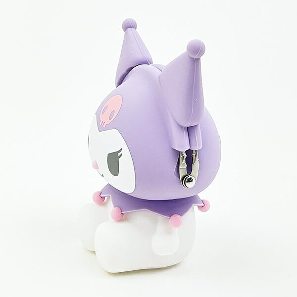 サンリオ クロミ お座り型シリコンがまぐちポーチ 3D POCHI パープル Sanrio 商品画像3：キャラグッズPERFECT WORLD TOKYO